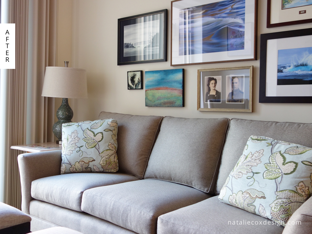 After - Art Inspired Small Space - Ottawa Decorator Natalie Cox